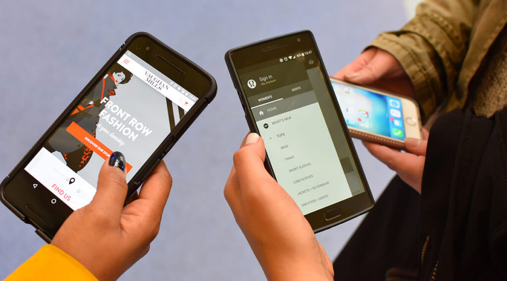 Native mobile app development for e-commerce business